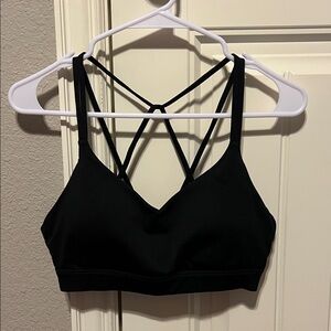Old Navy Black Strappy Sports Bra